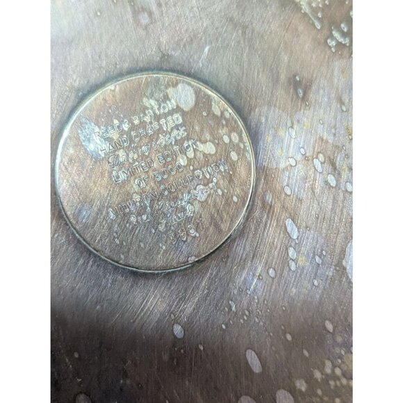 Reed & Barton Limited Edition Audubon Red-Shouldered Hawk Decorative Wall Plate - Picture 6 of 8